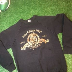 Vintage 80’s MGM Studios Crewneck RARE Sz M